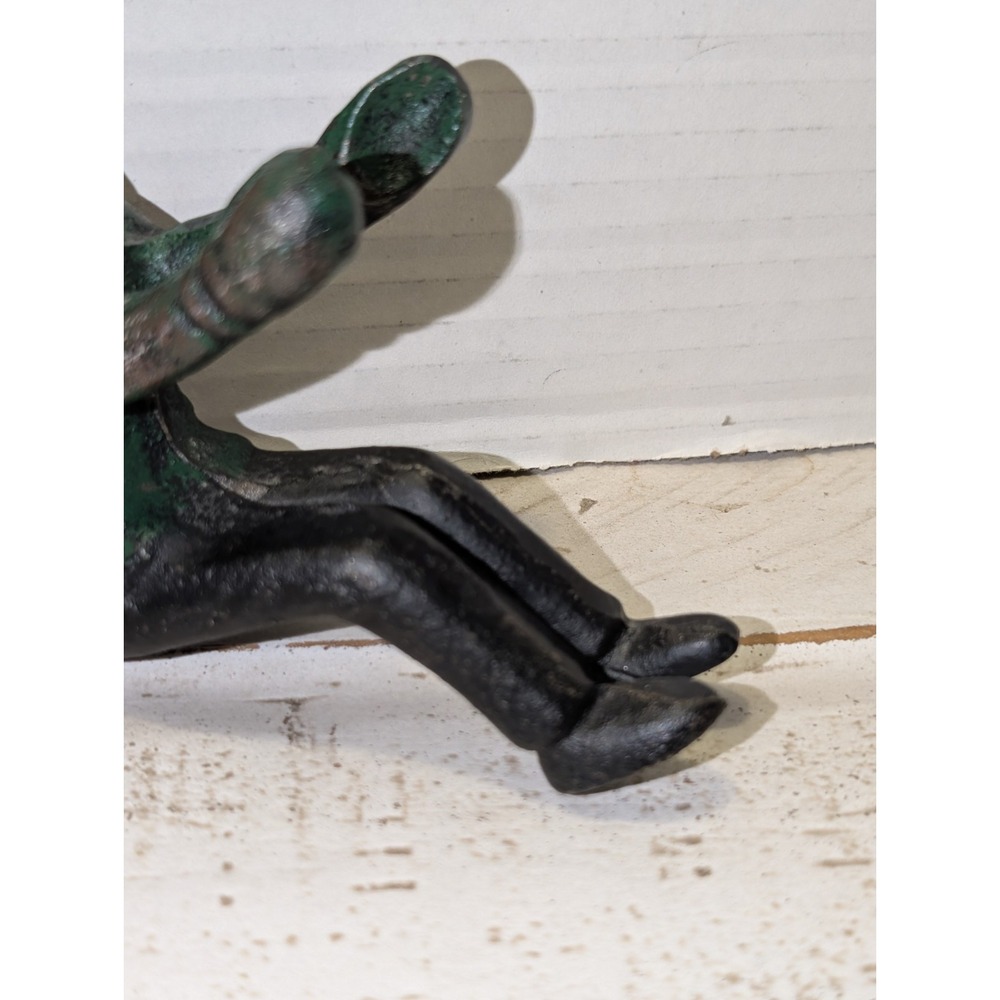 Antique Cast Iron Toy Driver Coachman Figure - Picture 4 of 8